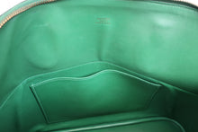 画像をギャラリービューアに読み込む, HERMES/エルメス ボリード35 クシュベル グリーン/ネイビー 〇Z刻印 ハンドバッグ 700060309