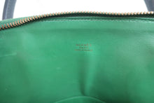 画像をギャラリービューアに読み込む, HERMES/エルメス ボリード35 クシュベル グリーン/ネイビー 〇Z刻印 ハンドバッグ 700060309