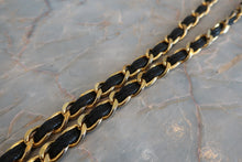Load image into Gallery viewer, CHANEL CC mark fringe chain shoulder bag Lambskin Black/Gold hadware Shoulder bag 800060200
