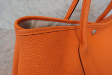 画像をギャラリービューアに読み込む, HERMES/エルメス ガーデンパーティPM ネゴンダ オレンジ □O刻印 トートバッグ 800030180