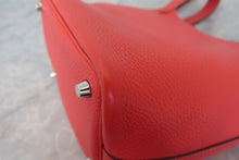 将图片加载到图库查看器,HERMES PICOTIN LOCK PM Clemence leather Rouge pivoine □R刻印 Hand bag 800080103