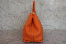 画像をギャラリービューアに読み込む, HERMES/エルメス ガーデンパーティPM ネゴンダ オレンジ □O刻印 トートバッグ 800030180