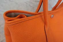 画像をギャラリービューアに読み込む, HERMES/エルメス ガーデンパーティPM ネゴンダ オレンジ □O刻印 トートバッグ 800030180