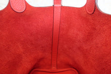将图片加载到图库查看器,HERMES PICOTIN LOCK PM Clemence leather Rouge pivoine □R刻印 Hand bag 800080103