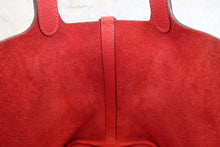 将图片加载到图库查看器,HERMES PICOTIN LOCK PM Clemence leather Rouge pivoine □R刻印 Hand bag 800080103