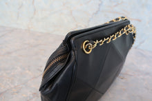 画像をギャラリービューアに読み込む, CHANEL/シャネル ココマークフリンジチェーンショルダーバッグ ラムスキン ブラック/ゴールド金具 ショルダーバッグ 800010014