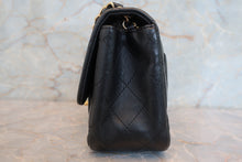 Load image into Gallery viewer, CHANEL Mini matelasse chain shoulder bag Lambskin Black/Gold hadware Shoulder bag 700090095