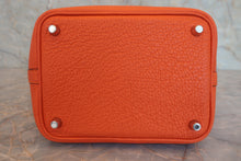 Load image into Gallery viewer, HERMES PICOTIN LOCK PM Clemence leather Feu □R Engraving Hand bag 800030177