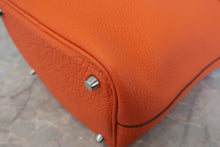 Load image into Gallery viewer, HERMES PICOTIN LOCK PM Clemence leather Feu □R Engraving Hand bag 800030177