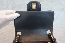Load image into Gallery viewer, CHANEL Mini matelasse chain shoulder bag Lambskin Black/Gold hadware Shoulder bag 700090095