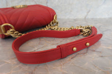 Load image into Gallery viewer, CHANEL LeBOY CHANEL chain shoulder bag Lambskin Red/Goldr hadware Shoulder bag 700060077