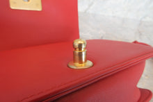 Load image into Gallery viewer, CHANEL LeBOY CHANEL chain shoulder bag Lambskin Red/Goldr hadware Shoulder bag 700060077