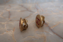 將圖片載入圖庫檢視器 CHANEL/シャネル ココマークラインストーンイヤリング 金メッキ ゴールド イヤリング 300120152