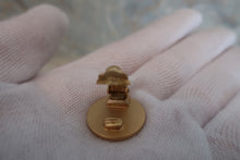 將圖片載入圖庫檢視器 CHANEL/シャネル ココマークラインストーンイヤリング 金メッキ ゴールド イヤリング 300120152