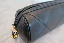 Load image into Gallery viewer, CHANEL CC mark fringe chain shoulder bag Lambskin Black/Gold hadware Shoulder bag 800020221