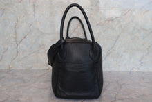 将图片加载到图库查看器,HERMES LINDY 30 Clemence leather Black □J刻印 Shoulder bag 700120021