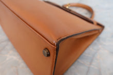 画像をギャラリービューアに読み込む, HERMES/エルメス ケリー28 クシュベル ブラウン 〇L刻印 ハンドバッグ 800050050