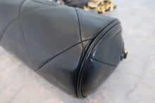Load image into Gallery viewer, CHANEL CC mark fringe chain shoulder bag Lambskin Black/Gold hadware Shoulder bag 800020221