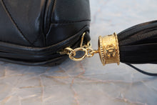Load image into Gallery viewer, CHANEL CC mark fringe chain shoulder bag Lambskin Black/Gold hadware Shoulder bag 800020221