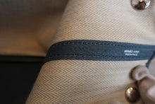 画像をギャラリービューアに読み込む, HERMES/エルメス ガーデンパーティPM ネゴンダ ブルートンペット T刻印 トートバッグ 800030211