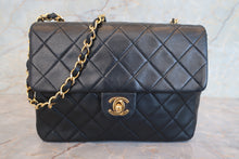 画像をギャラリービューアに読み込む, CHANEL/シャネル ミニマトラッセシングルフラップチェーンショルダーバッグ ラムスキン ブラック/ゴールド金具 ショルダーバッグ 800010019
