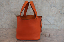 画像をギャラリービューアに読み込む, HERMES/エルメス ピコタンロックMM トリヨンクレマンス オレンジ □O刻印 ハンドバッグ 800030154