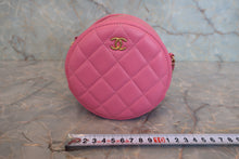 画像をギャラリービューアに読み込む, CHANEL/シャネル マトラッセラウンドチェーンショルダーバッグ ラムスキン ピンク/ゴールド金具 ショルダーバッグ 800020207