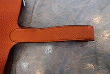 画像をギャラリービューアに読み込む, HERMES/エルメス ピコタンロックMM トリヨンクレマンス オレンジ □O刻印 ハンドバッグ 800030154