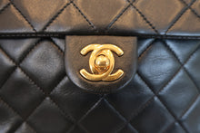 画像をギャラリービューアに読み込む, CHANEL/シャネル ミニマトラッセシングルフラップチェーンショルダーバッグ ラムスキン ブラック/ゴールド金具 ショルダーバッグ 800010019