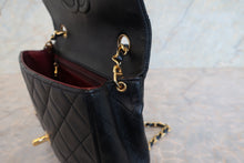 画像をギャラリービューアに読み込む, CHANEL/シャネル ミニマトラッセシングルフラップチェーンショルダーバッグ ラムスキン ブラック/ゴールド金具 ショルダーバッグ 800010019