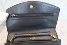 將圖片載入圖庫檢視器 CHANEL/シャネル ココマークチェーンウォレット キャビアスキン ブラック/ゴールド金具 ショルダーバッグ 700090052