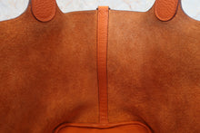 画像をギャラリービューアに読み込む, HERMES/エルメス ピコタンロックMM トリヨンクレマンス オレンジ □O刻印 ハンドバッグ 800030154