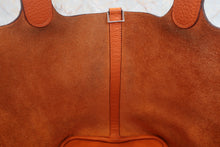 画像をギャラリービューアに読み込む, HERMES/エルメス ピコタンロックMM トリヨンクレマンス オレンジ □O刻印 ハンドバッグ 800030154