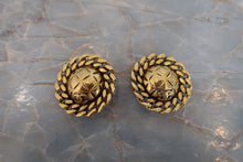 Load image into Gallery viewer, CHANEL Round earring Gold plate Gold Earring 700080092