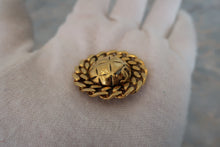 Load image into Gallery viewer, CHANEL Round earring Gold plate Gold Earring 700080092