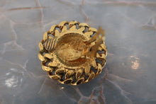 Load image into Gallery viewer, CHANEL Round earring Gold plate Gold Earring 700080092