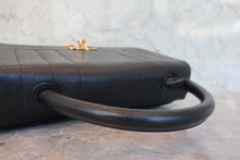 将图片加载到图库查看器,CHANEL/香奈儿 coco小姐 手提包 荔枝皮 Black/Gold hardware(黑色/金色金属) 手提包 800100014
