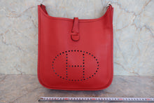 将图片加载到图库查看器,HERMES EVELYNE 2PM Epsom leather Rouge garance □I刻印 Shoulder bag 800050051