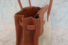 画像をギャラリービューアに読み込む, HERMES/エルメス バーキン35 バレニア/トワルアッシュ フィセル/パプリカ/フォーブ □R刻印 ハンドバッグ 800010006