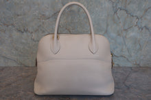 将图片加载到图库查看器,HERMES/BOLIDE 31 Clemence leather Craie A刻印 Shoulder bag 800030210