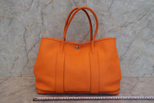 画像をギャラリービューアに読み込む, HERMES/エルメス ガーデンパーティPM ネゴンダ オレンジ □O刻印 トートバッグ 700120170