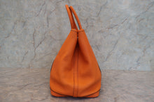 画像をギャラリービューアに読み込む, HERMES/エルメス ガーデンパーティPM ネゴンダ オレンジ □O刻印 トートバッグ 700120170