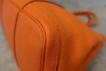 画像をギャラリービューアに読み込む, HERMES/エルメス ガーデンパーティPM ネゴンダ オレンジ □O刻印 トートバッグ 700120170
