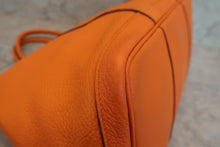 画像をギャラリービューアに読み込む, HERMES/エルメス ガーデンパーティPM ネゴンダ オレンジ □O刻印 トートバッグ 700120170