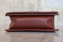 Load image into Gallery viewer, CHANEL Mini LeBOY CHANEL chain shoulder bag Lambskin Brown/Silver hadware Shoulder bag 700120025