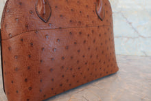 Load image into Gallery viewer, HERMES/BOLIDE 27 Ostrich lether Brown 〇Y Engraving Shoulder bag 800060121
