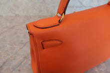 画像をギャラリービューアに読み込む, HERMES/エルメス ケリー28 ヴォーガリバー オレンジ 〇V刻印 ショルダーバッグ 800020019