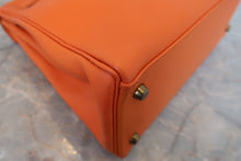 画像をギャラリービューアに読み込む, HERMES/エルメス ケリー28 ヴォーガリバー オレンジ 〇V刻印 ショルダーバッグ 800020019