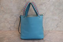 画像をギャラリービューアに読み込む, HERMES/エルメス ピコタンロックPMトレサージュ ヴォーエプソン ブルーノール/ゴールド/ルージュクー Y刻印 ハンドバッグ 800010008