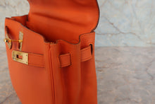 画像をギャラリービューアに読み込む, HERMES/エルメス ケリー28 ヴォーガリバー オレンジ 〇V刻印 ショルダーバッグ 800020019